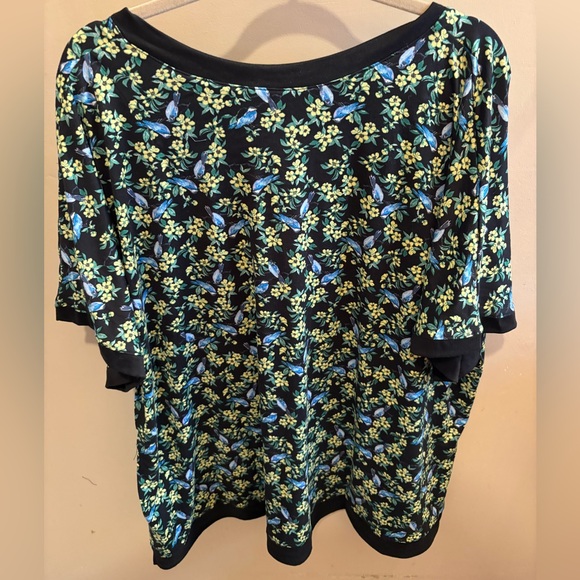 NWOT Cuddl Duds Plus Size Floral Short Sleeve Pajama Set Women’s 3X - Picture 3 of 11